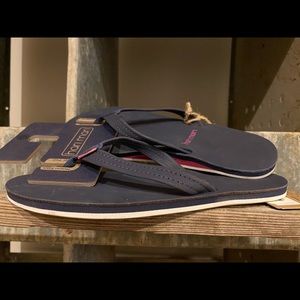 Navy/Berry hari mari Flip Flops